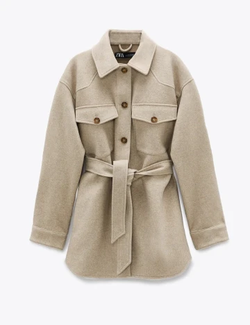 Palton Zara, bej, M