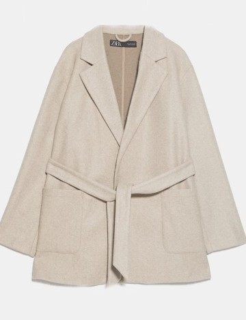 Palton Zara, bej, XS