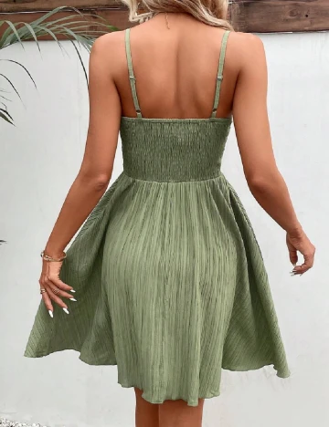 Rochie scurta SHEIN, verde