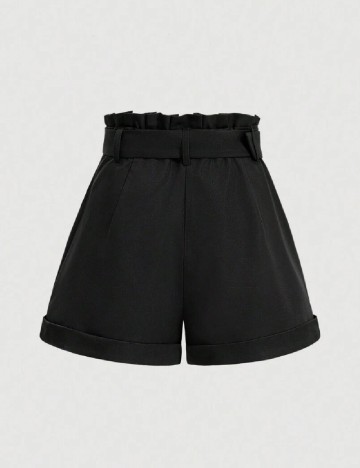Pantaloni scurti SHEIN, negru
