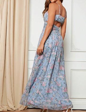 Rochie lunga SHEIN, albastru