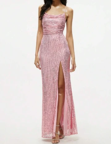 Rochie lunga SHEIN, roz