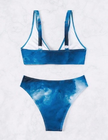 Costum de baie SHEIN, albastru