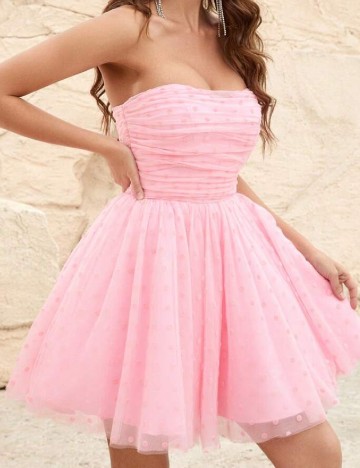 
						Rochie scurta Faeriesty, roz