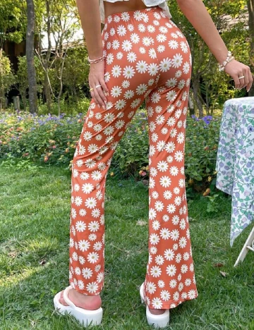 Pantaloni SHEIN, portocaliu