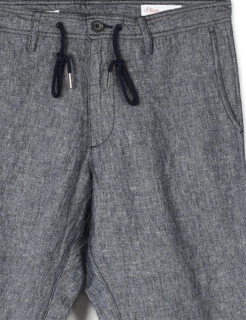 Pantaloni s.Oliver, bleumarin