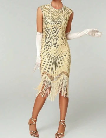 Rochie scurta SHEIN, galben