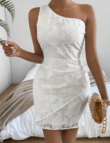 
						Rochie scurta SHEIN, alb