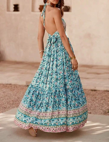 Rochie lunga SHEIN, albastru
