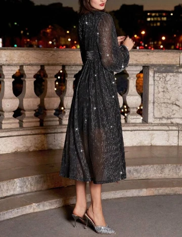 Rochie medie SHEIN, negru