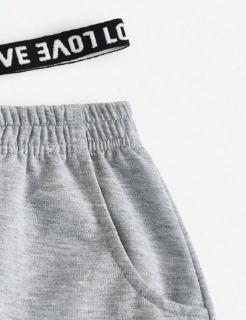 Pantaloni scurti SHEIN, gri