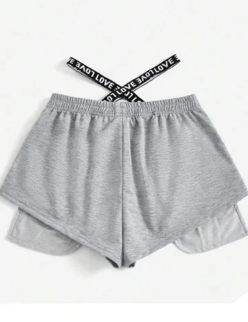 Pantaloni scurti SHEIN, gri