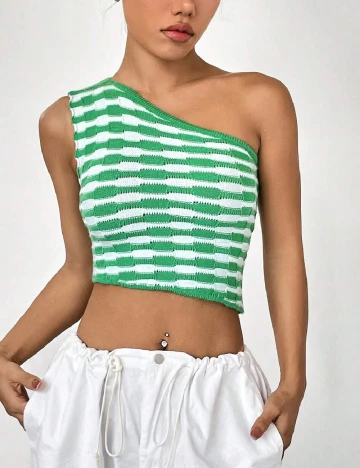 Top SHEIN, verde