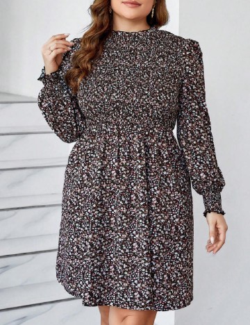 
						Rochie scurta SHEIN CURVE, floral