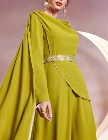 Rochie lunga SHEIN, verde