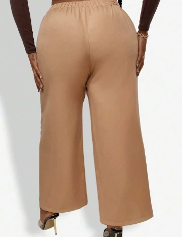 Pantaloni SHEIN CURVE, crem