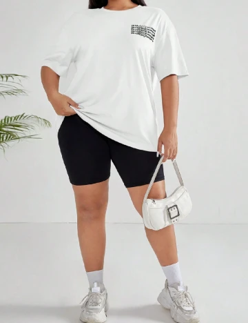 Tricou SHEIN CURVE, alb