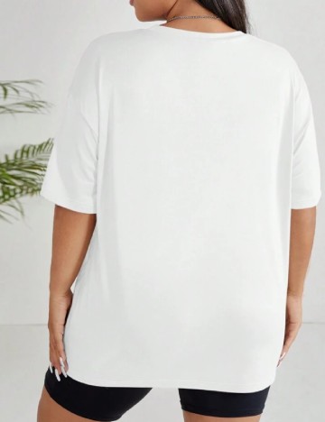 Tricou SHEIN CURVE, alb