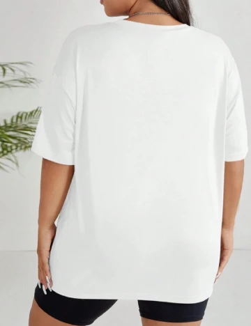 Tricou SHEIN CURVE, alb