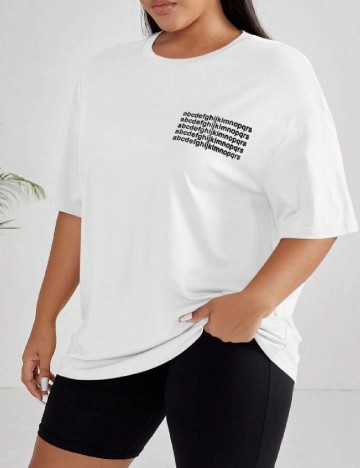Tricou SHEIN CURVE, alb