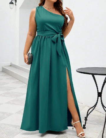 Rochie lunga SHEIN CURVE, verde