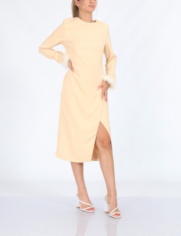 Rochie medie SHEIN, crem
