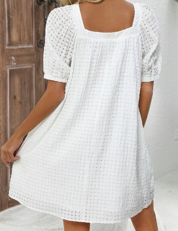 Rochie scurta SHEIN, alb