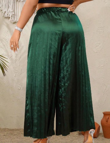 Pantaloni SHEIN CURVE, verde