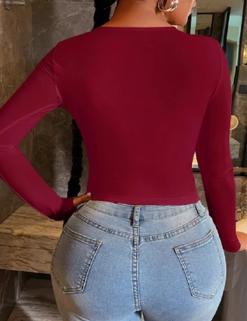 Top SHEIN, magenta