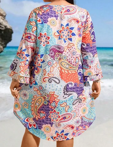 Rochie scurta SHEIN CURVE, mix culori