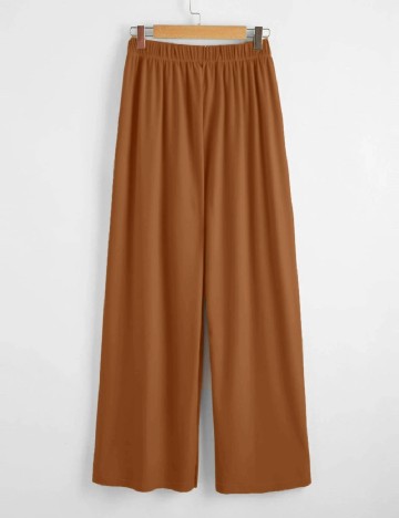 Pantaloni SHEIN CURVE, maro