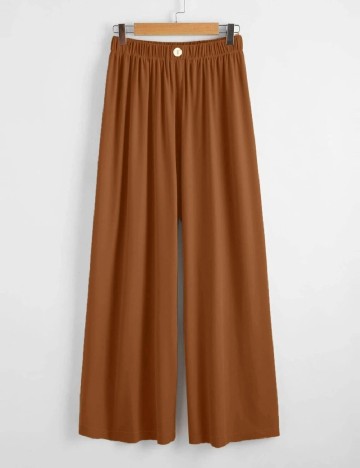 Pantaloni SHEIN CURVE, maro