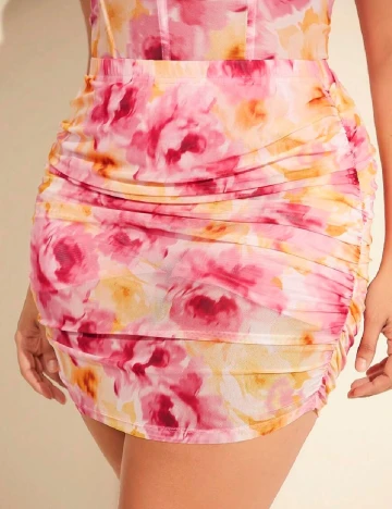 Fusta SHEIN CURVE, roz