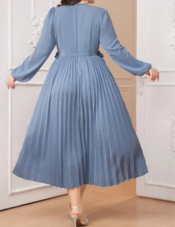 Rochie medie SHEIN CURVE, albastru
