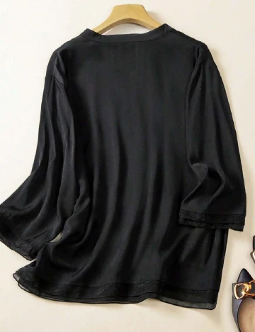 Camasa SHEIN CURVE, negru