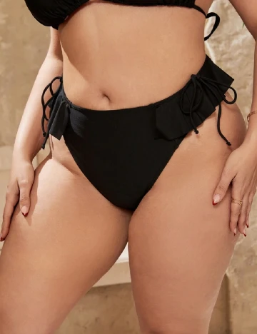 Chilot de baie SHEIN CURVE, negru