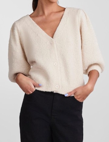 
						Cardigan Pieces, crem