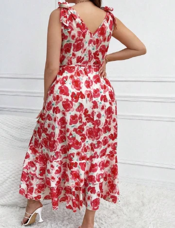 Rochie medie SHEIN CURVE, roz