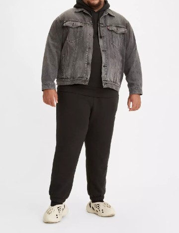
						Pantaloni Levi S Plus Size, negru