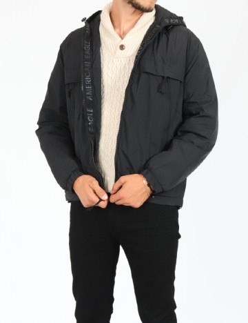 
						Geaca American Eagle, negru