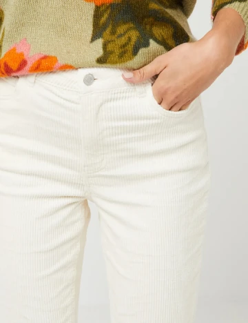 Pantaloni Vero Moda, ecru