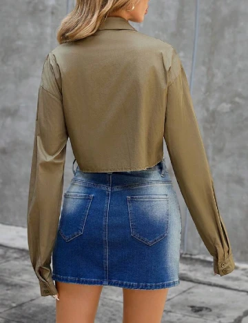 Camasa SHEIN, verde