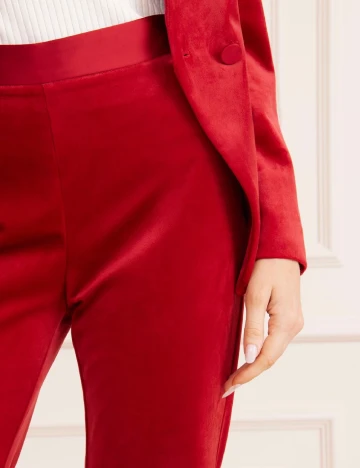 Pantaloni Marciano Guess, rosu