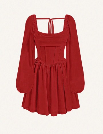 
						Rochie scurta SHEIN, rosu