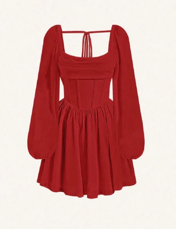 Rochie scurta SHEIN, rosu