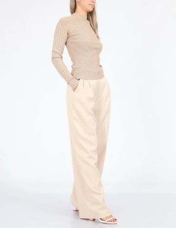 Pantaloni SHEIN, crem
