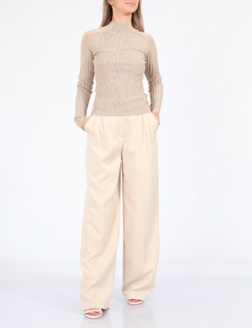 
						Pantaloni SHEIN, crem
