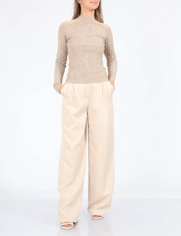 Pantaloni SHEIN, crem