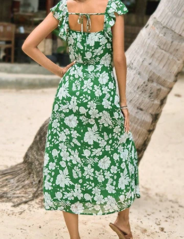Rochie medie SHEIN, verde