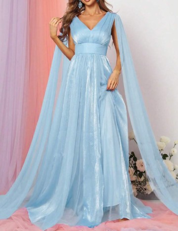 
						Rochie lunga Faeriesty, bleu